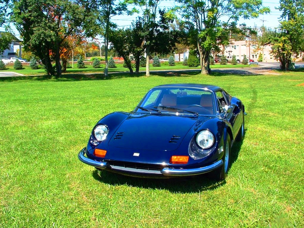 This 1974 Ferrari 246 GTS Dino presents investment potential with a full mechanical rebuild, detailed underbody, and new Daytona interior.